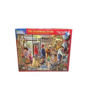 *MISSING 1 PIECE The Hardware Store White Mountain JigSaw Puzzle 550 Pieces